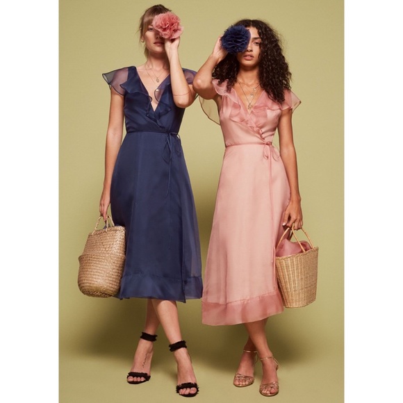 Reformation Dresses & Skirts - NWT Reformation Cannes Dress in Sapphire, sz L